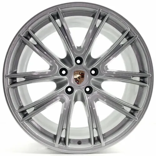 JOGO DE RODAS BBS PORSCHE PANAMERA 4S ARO 21X9,5 E 11,5 PRATA 5X130 ET 71 E 69