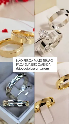 Alianças em ouro ou prata