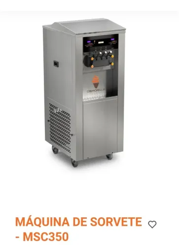 Máquina sorvete Cremorella MSC350 novíssima 