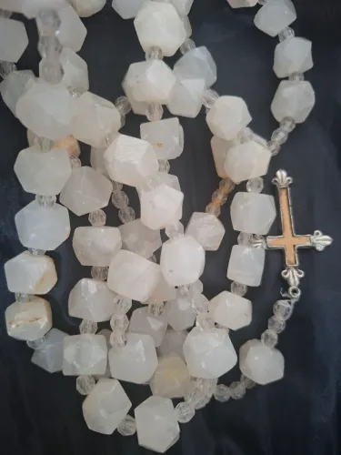 Terço de pedras antigo