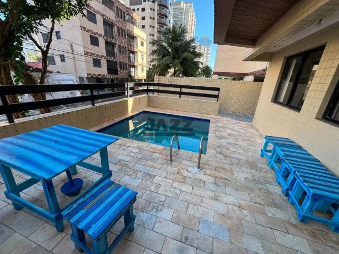 Apartamento de 1 Dormitório com Piscina e Vaga de Garagem na Vila Caiçara