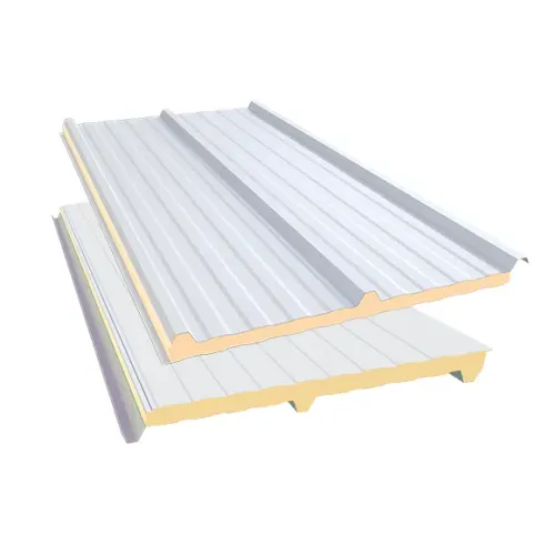 Telha PIR trapezoidal sanduiche forro