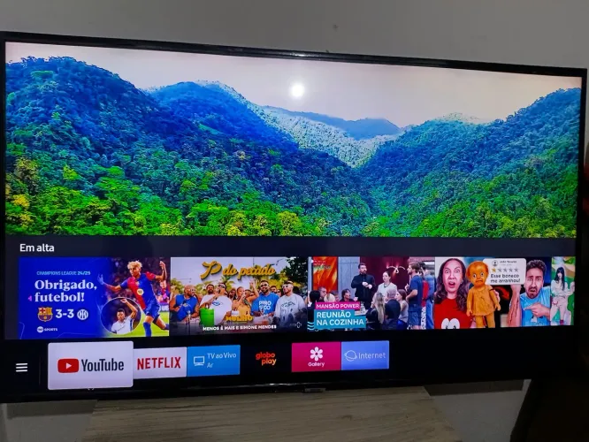 Tv 50 4k Samsung top de linha SMART tv internet em perfeito 