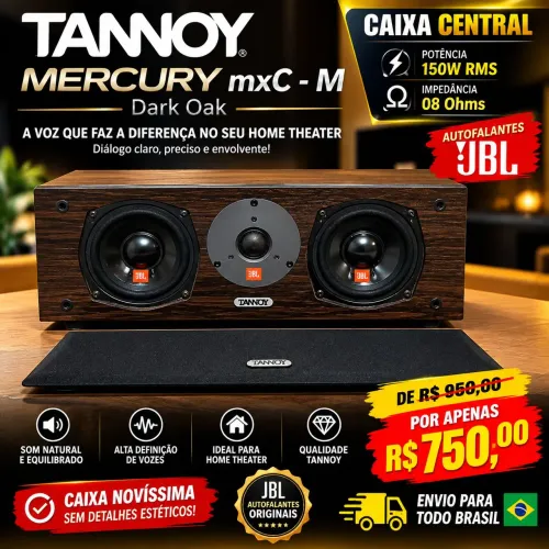 Caixa Central TANNOY MERCURY mxC 150W / 08 Ohms