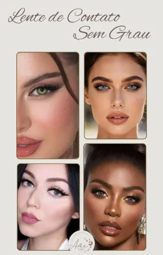 Maquiagem para olhos multicolorida