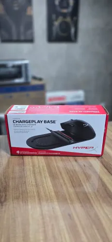 Carregador Indução Hyperx Hx-cpbs-c Estação De Carregamento Sem Fio Qi Chargeplay 