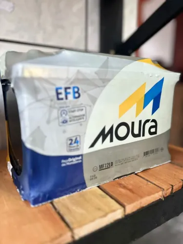 ? Bateria Moura Start Stop 72Ah (EFB) Entrega Rápida + Instalação Grátis