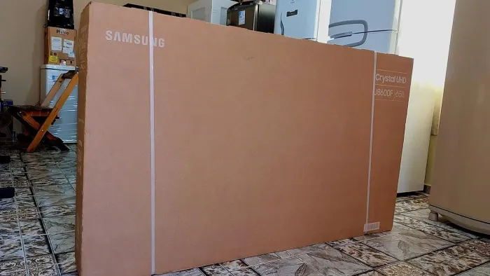 Tv Smart Samsung 65 Pol 4k Cristal Nova lacrada NF e Garantia...