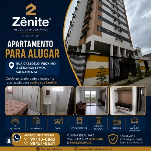 Apartamento no bairro da sacramenta 