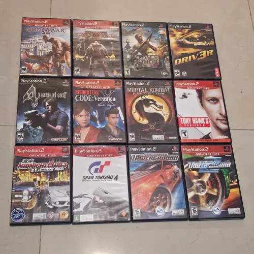 Lote de jogos clássicos ps2 originais PlayStation 2 play 