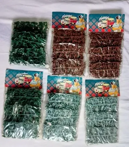Soldadinhos Vintage Pinpon - Lacrados Anos 80 - RAROS (5 Pacotes)