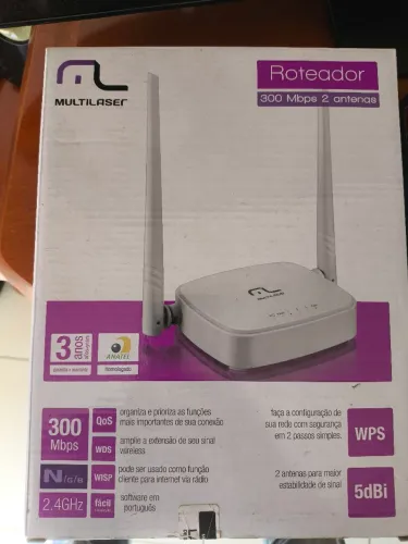 Roteador Multilaser 300 Mpbs 2 antena