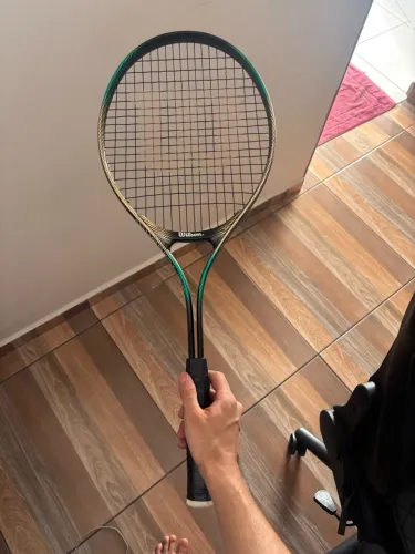 Raquete de Tênis Wilson E/X Court - SPS Superlight Power Series (Grip L3) + Capa Original