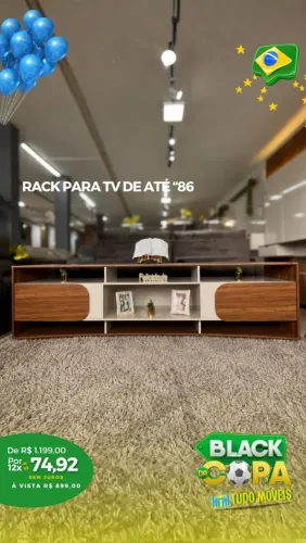 Rack TV até 86 polegadas