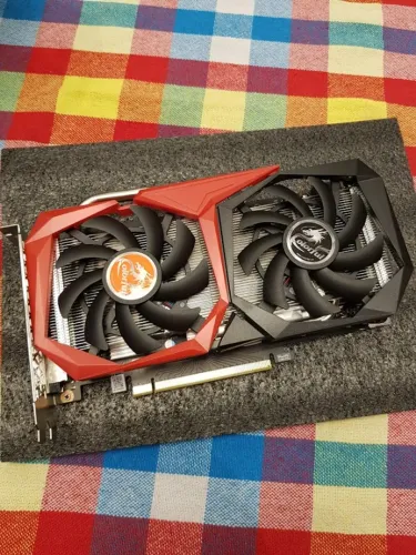 Placa de Vídeo GTX 1660 Super 6GB Colorful Dual Fan - Testada e Perfeita