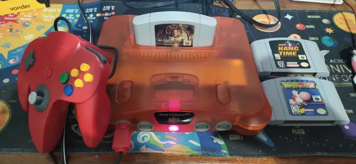 Nintendo 64 série sabores tangerina