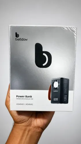 POWER BANK BELTDOW 40.000mAh - 65W SUPER CARREGAMENTO
