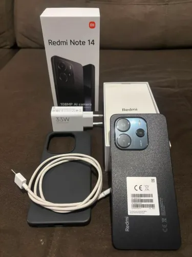 Redmi Note 14 Black 4G 8Ram+256Gb
