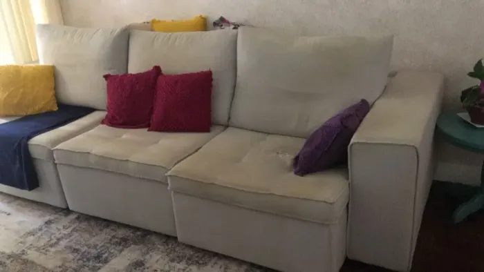 Sofá em tecido