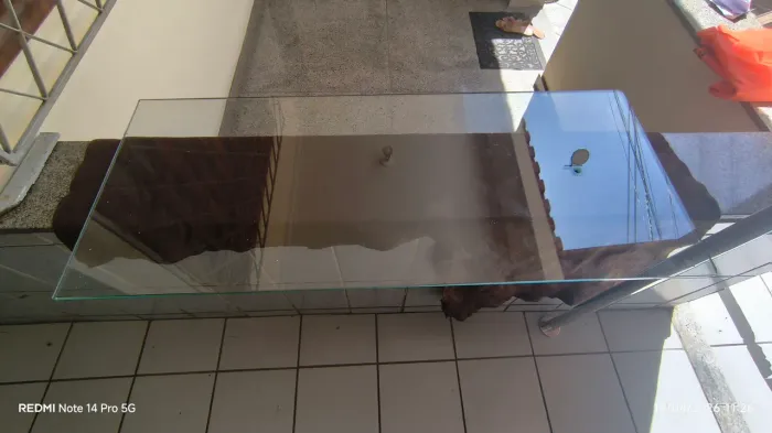 Bancada de vidro 