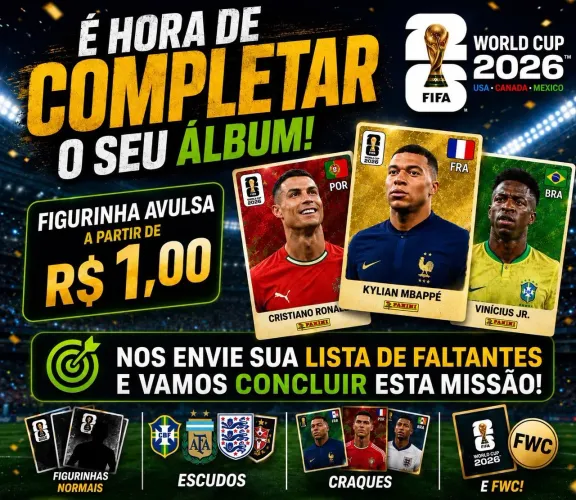 Figurinhas da copa do mundo 2026