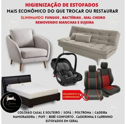 Lavamos a Seco  Sofá e Bancos de Carros