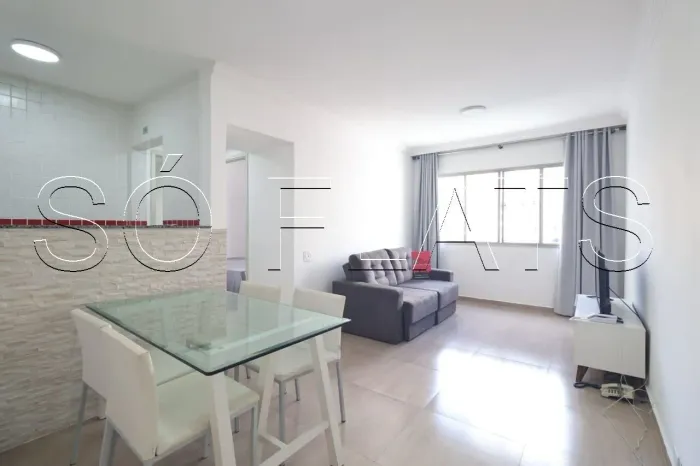 Saint Patrick, flat disponível para locação contendo 45m², 1 dormitório e 1 vaga de garage
