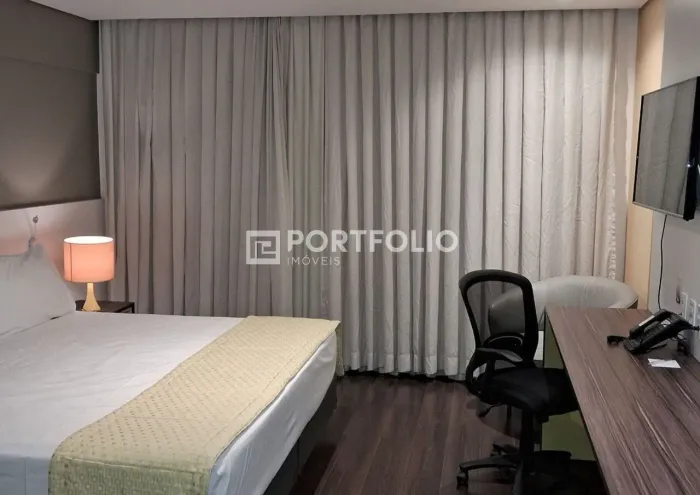Flat/Hotel à venda no QS Two Hands  27,07m², Mobiliado, Jardim Goiás
