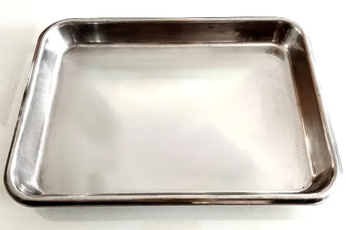 Bandeja Aço Inox 42x30cm
