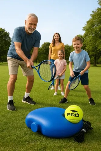 Bola De Tenis Treinador E Conjunto Tênis Novo Para Ar Livre
