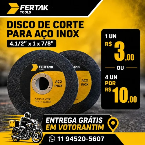 Discos de Corte Fino Fertak