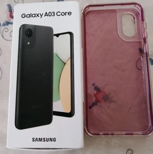 Celular Samsung Galaxy A03 CORE único dono quase sem nenhuma marca de uso .