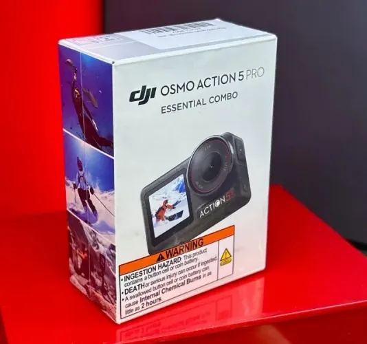 DJI Camera Osmo Action 5 Pro - Essential Combo - Produto Novo e Lacrado
