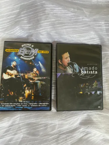 DVDs Amado Batista, Bruno e Marrone