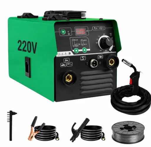 Máquina de solda Elétrodo e Mig sem gás 220V