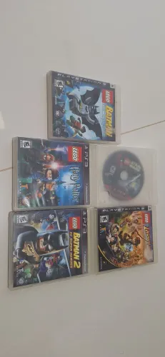 5 jogos lego Original, PS3