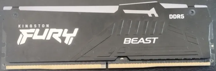 Memória Ram Kingston Ddr5 Fury Beast Rgb 8gb 6000mhz Cl40