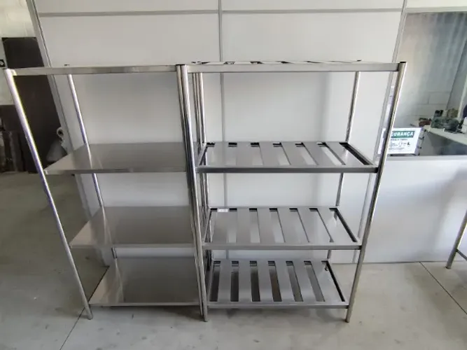 estante inox 1,80m reforçada