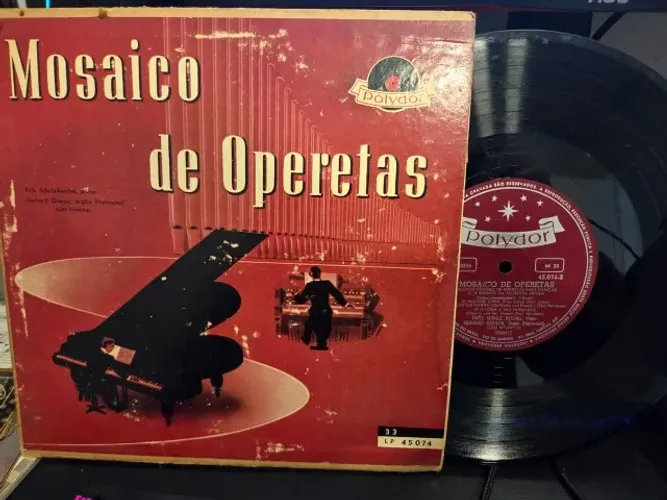 Lp Vinil Mosaico De Operetas Fritz Schulz Polydor 45074