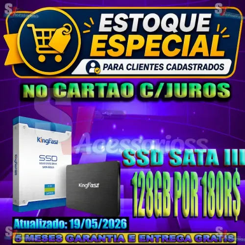 produto ssd sata III 128gb 5 meses garantia