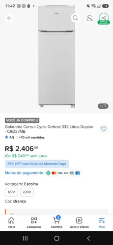Geladeira consul