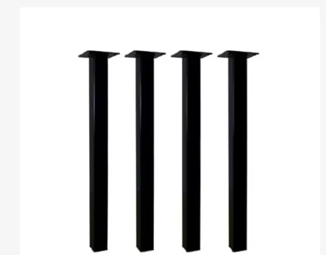 Vendo kit 4 pés de mesa industrial - PRETO NOVOS