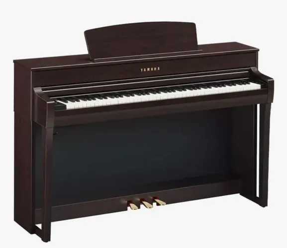 Piano Digital Yamaha Clavinova CLP-735R BRA + Banqueta - Estado de Novo