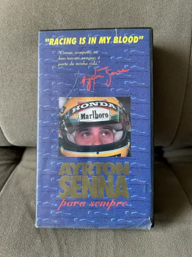 VHS Documentário Ayrton Senna para sempre 