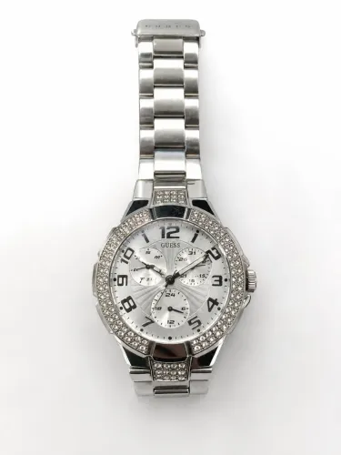 Relógio Guess Feminino Original - Cronógrafo em Aço com Cristais