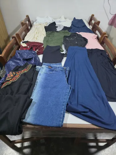 Lote 3 15vpecas novas de roupas g e gg
