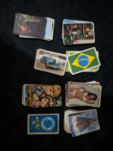 Lote 135 calendários de bolso antigo