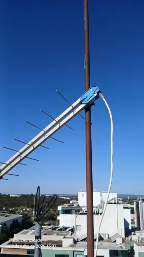 Antena de TV Digital Coletiva Sem Sinal