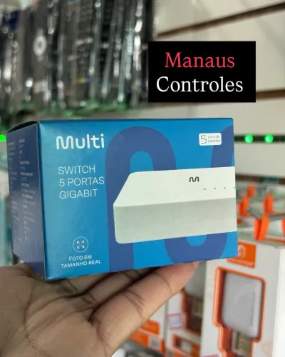 Switch de Rede Internet 5 Portas Gigabit Ultra Rápido 
