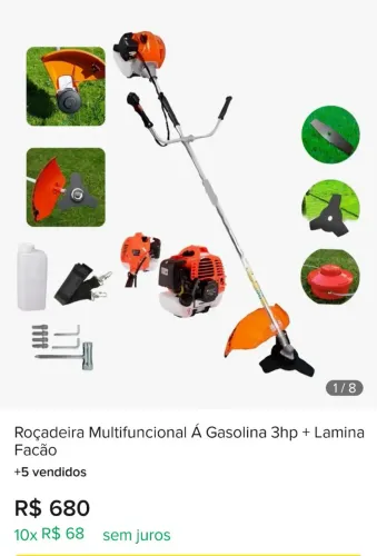 Roçadeira gasolina ?